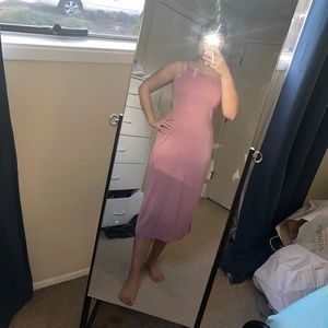 Very cute pink dress with cutouts